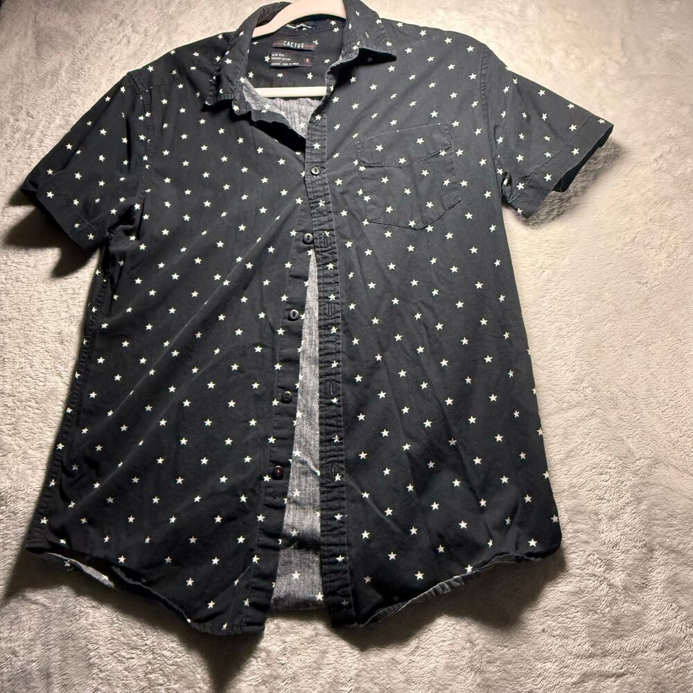 Cactus Slim Fit Premium Cotton Shirt – Men’s Small (RN#86220)